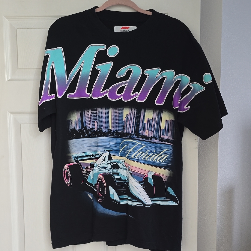 PacSun Formula 1 Black T-Shirt